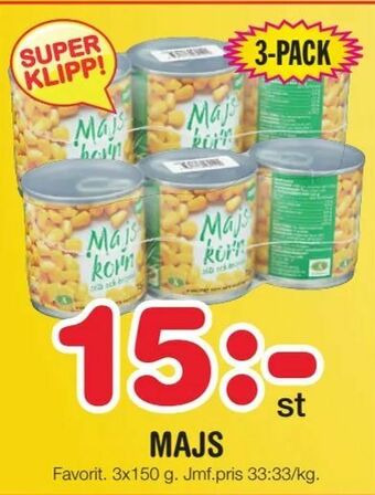 Nya Pulsen Majs erbjuda