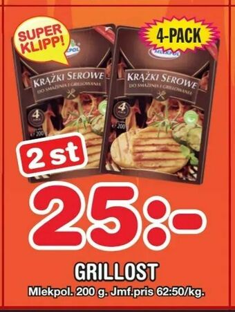 Nya Pulsen Grillost erbjuda
