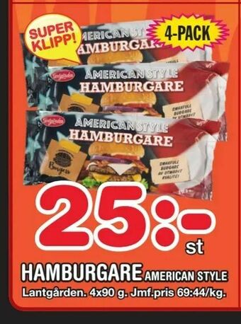 Nya Pulsen Hamburgare erbjuda