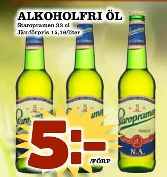 Nya Pulsen Alkoholfri öl erbjuda