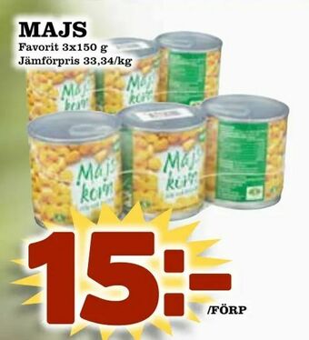 Nya Pulsen Majs erbjuda