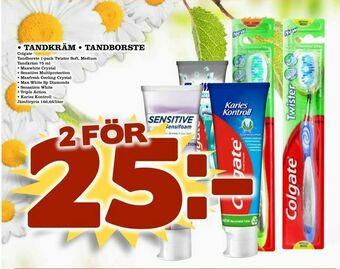 Nya Pulsen Tandkräm • tandborste erbjuda