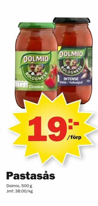 Pekås Pastasås erbjuda