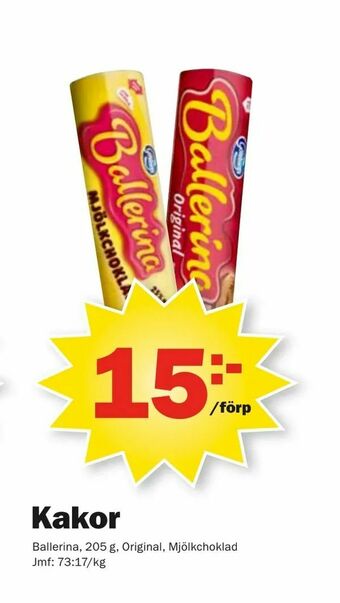 Pekås Kakor erbjuda