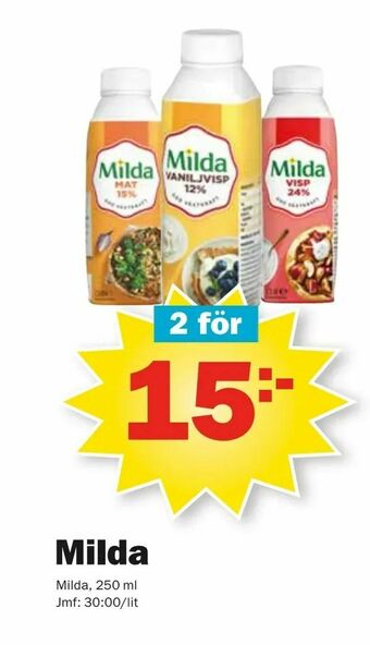 Pekås Milda erbjuda