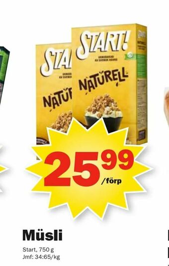 Pekås Müsli erbjuda