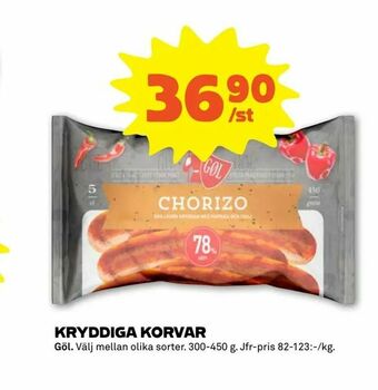 Stora Coop Kryddiga korvar erbjuda