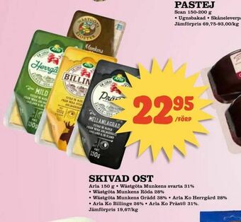 Prisma Mat Skivad ost erbjuda