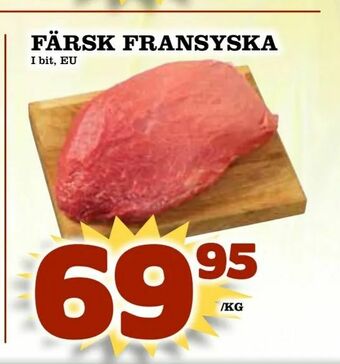 Supergrossen Färsk fransyska erbjuda