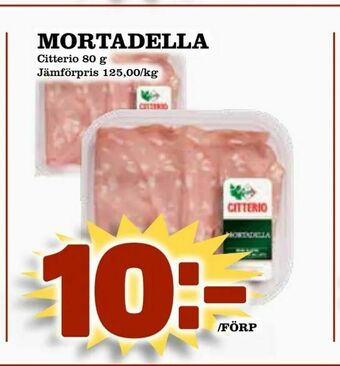 Supergrossen Mortadella erbjuda