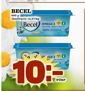 Supergrossen Becel erbjuda