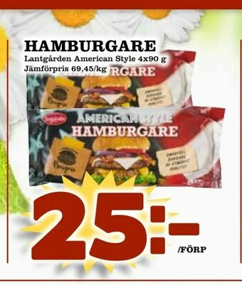 Supergrossen Hamburgare erbjuda