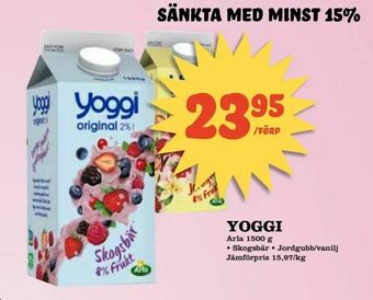 Supergrossen Yoggi erbjuda
