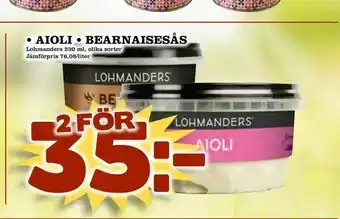aioli • bearnaisesås