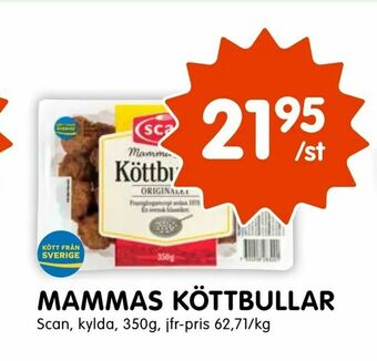 Tempo Mammas köttbullar erbjuda