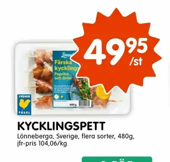 Kycklingspett