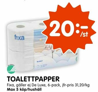 Tempo Toalettpapper erbjuda