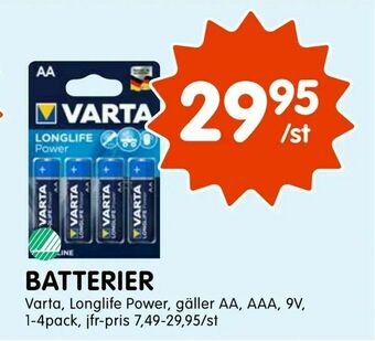 Tempo Batterier erbjuda
