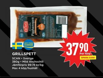 Willys Grillspett erbjuda
