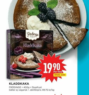 Willys Kladdkaka erbjuda