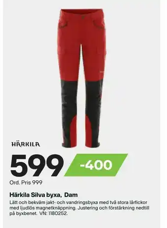 Härkila Silva byxa, Dam