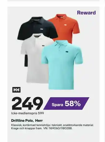 XXL Driftline Polo, Herr erbjuda