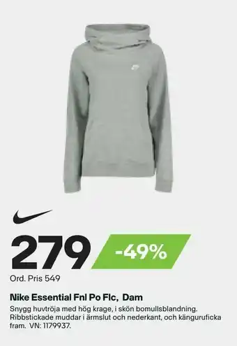 XXL Nike Essential Fnl Po Flc, Dam erbjuda