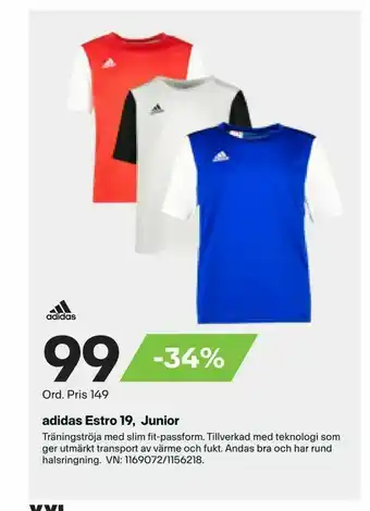 XXL adidas Estro 19, Junior erbjuda