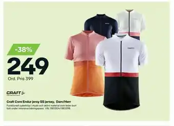 XXL Craft Core Endur jersy SS jersey, Dam/Herr erbjuda