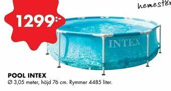 ÖoB Pool intex erbjuda