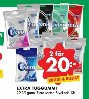 ÖoB Extra tuggummi erbjuda