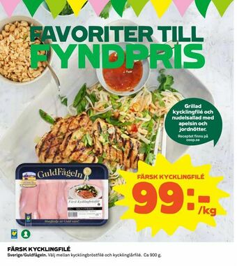 Coop Färsk kycklingfilé erbjuda