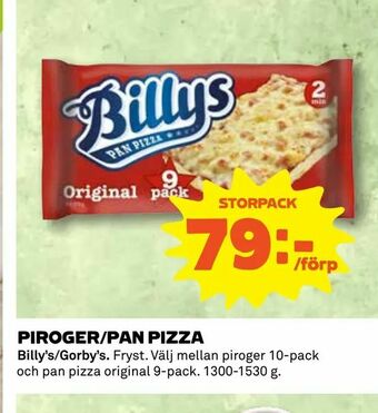 Coop Piroger/pan pizza erbjuda