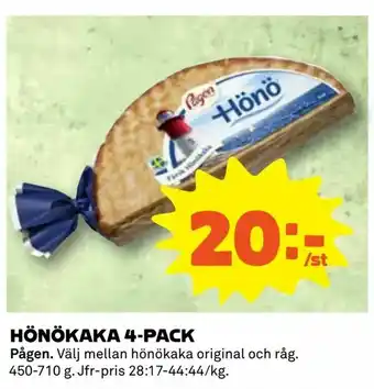 Coop Konsum Hönökaka 4-pack erbjuda