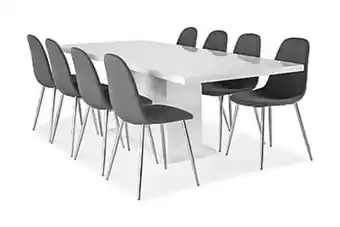 Furniturebox Kulmbach bord förlängningsbar 200 + 8 nikolas stol erbjuda