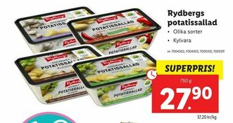 Lidl Rydbergs potatissallad erbjuda