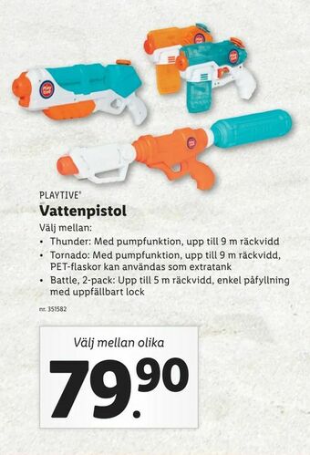 Lidl Vattenpistol erbjuda