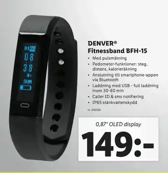 Denver® Fitnessband BFH-15