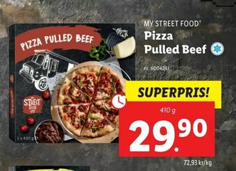 Lidl Pizza Pulled Beef erbjuda