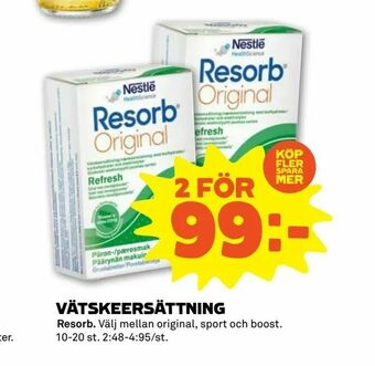 Stora Coop Vätskeersättning erbjuda