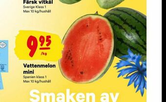 City Gross Vattenmelon mini erbjuda