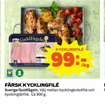 Coop Konsum Färsk kycklingfilé erbjuda