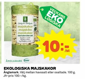Coop Konsum Ekologiska majskakor erbjuda