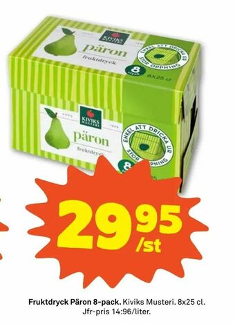 Stora Coop Fruktdryck Päron 8-pack erbjuda