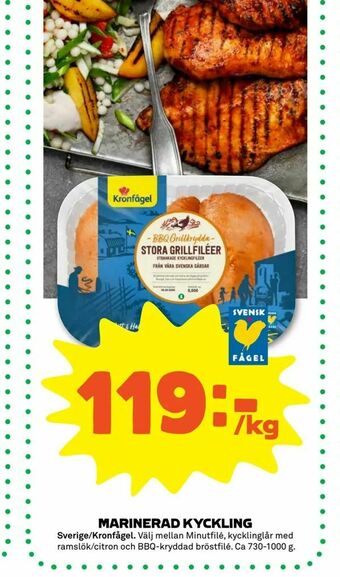 Stora Coop Marinerad kyckling erbjuda