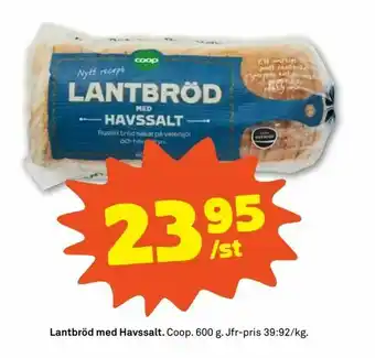 Stora Coop Lantbröd med Havssalt erbjuda