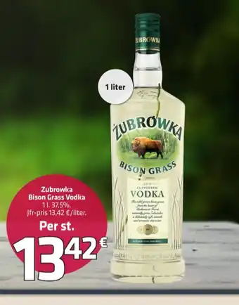 Fleggaard Bison grass vodka erbjuda