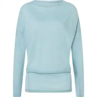 Women's jp yoga loose long sleeve cloud blue