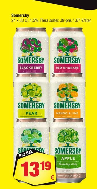 Calle Somersby erbjuda