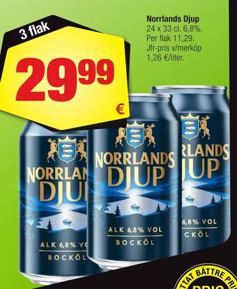 Calle Norrlands djup erbjuda